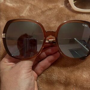Quay Australia Oversized Brown Sunglasses